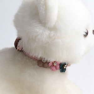 Collar Para Perros Con Flores y Diamantes - Victoria By Kristel