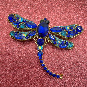 Dragonfly Luxury Brooch (BLUE)