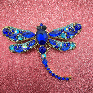 Dragonfly Luxury Brooch (BLUE)